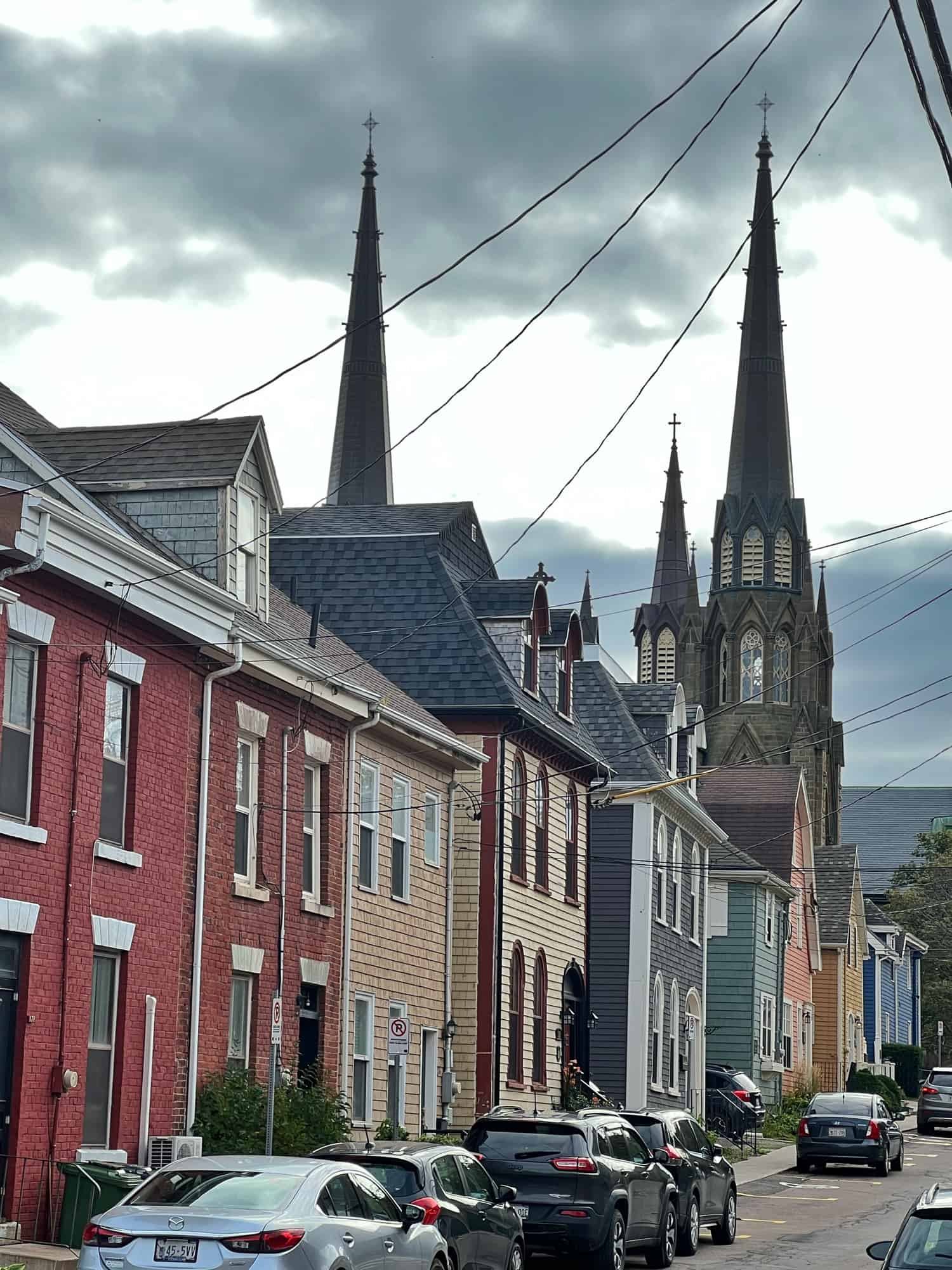 colourful houses of Charlottetown