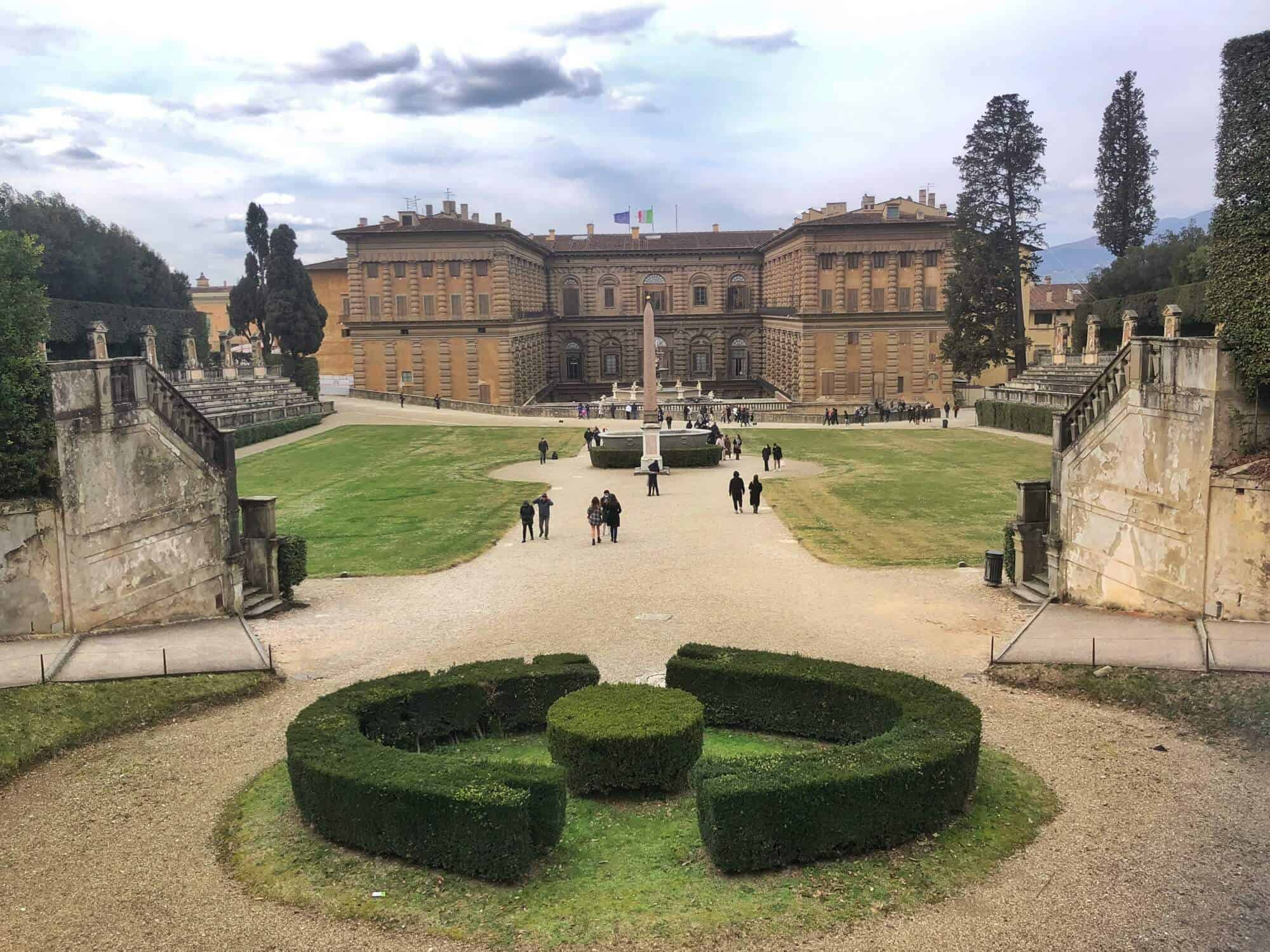 Boboli Gardens Behind the Pitti Palace in Winter 