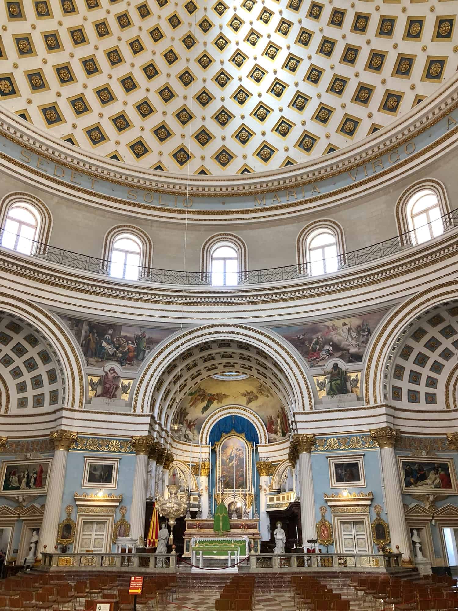 Inside the Mosta Church