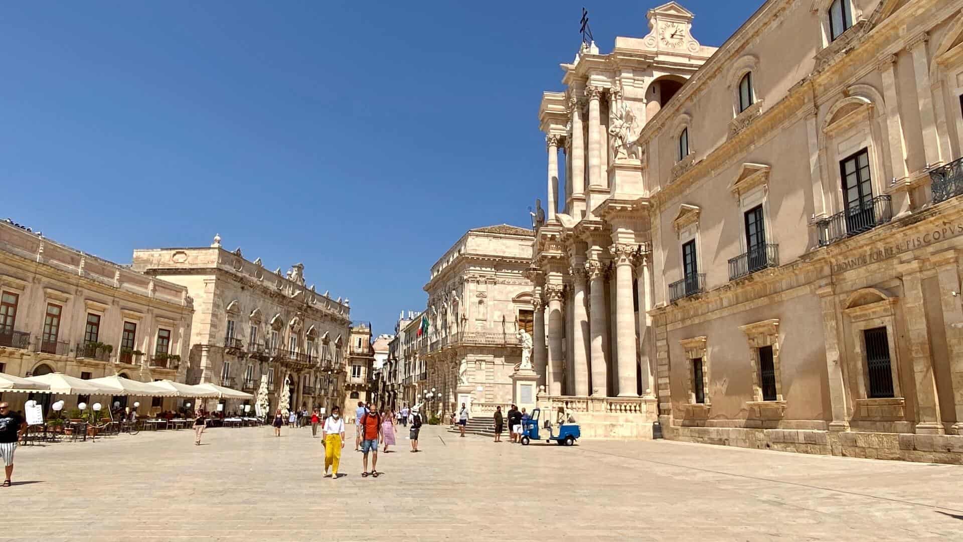 Piazza duomo Ortigia 