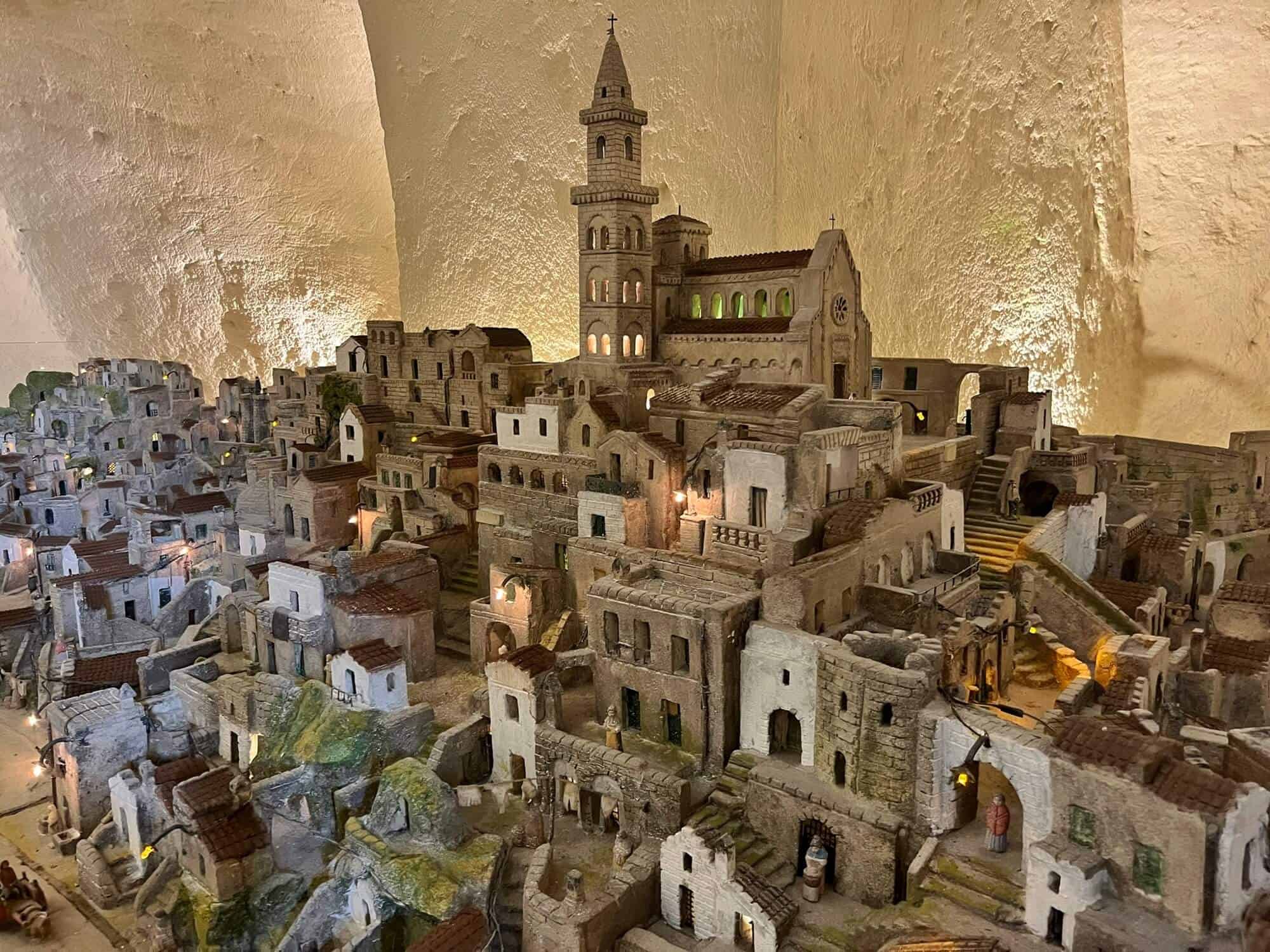 A model of Matera in miniature 