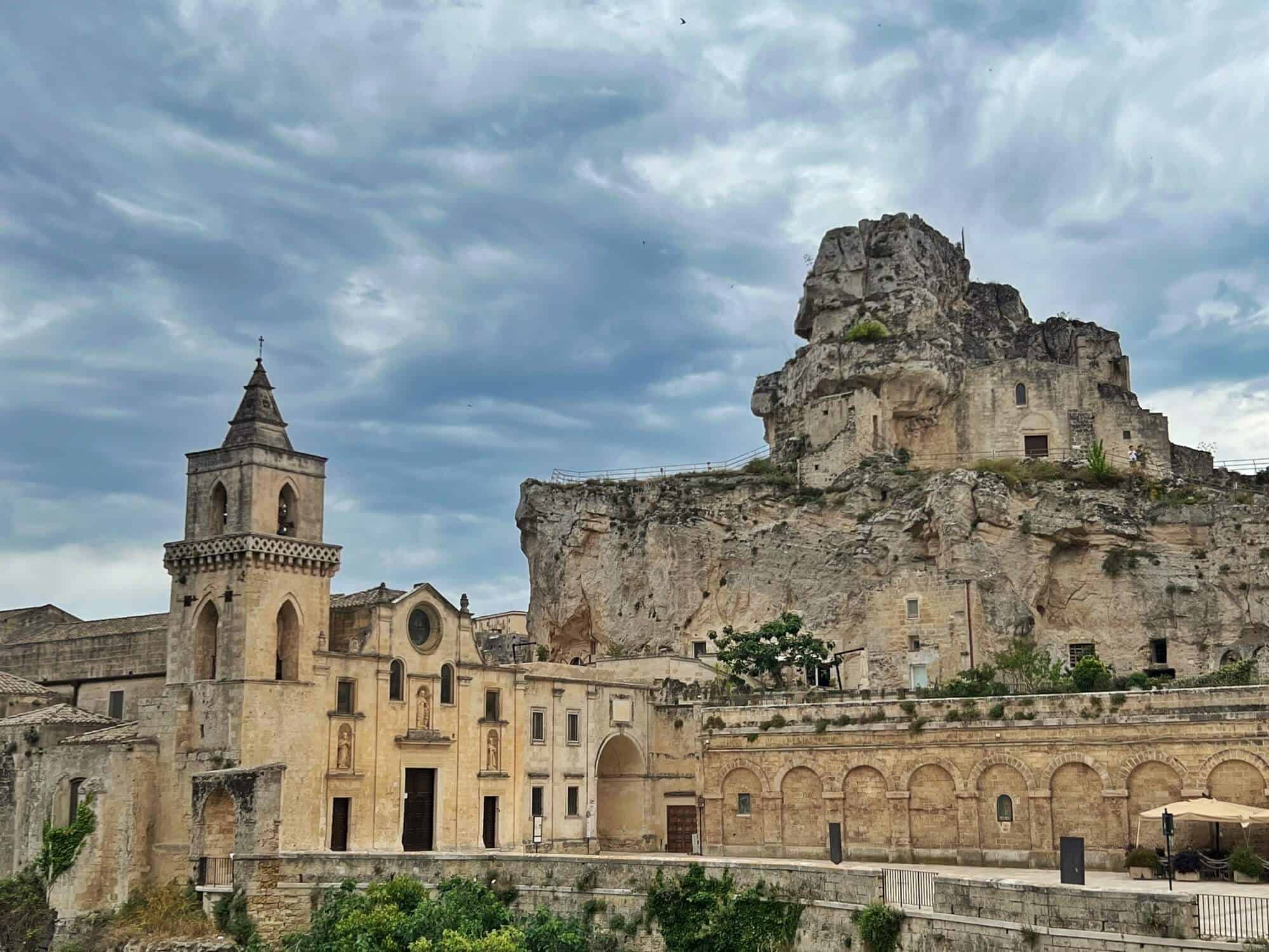 Chiesa di San Pietro Caveoso, the only church in the Sassi not carved into the tufa rock