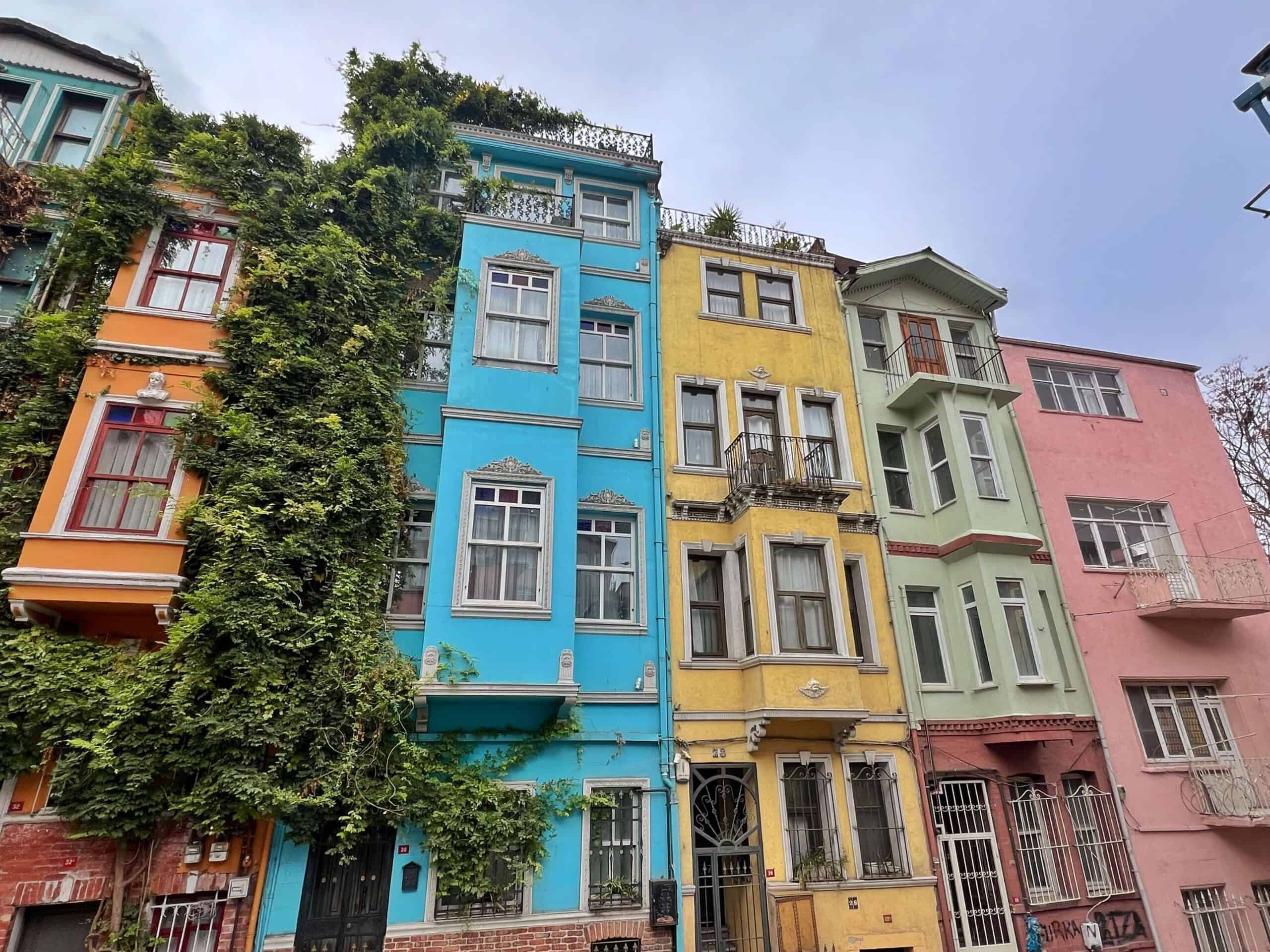 the colourful historic houses of Fener 