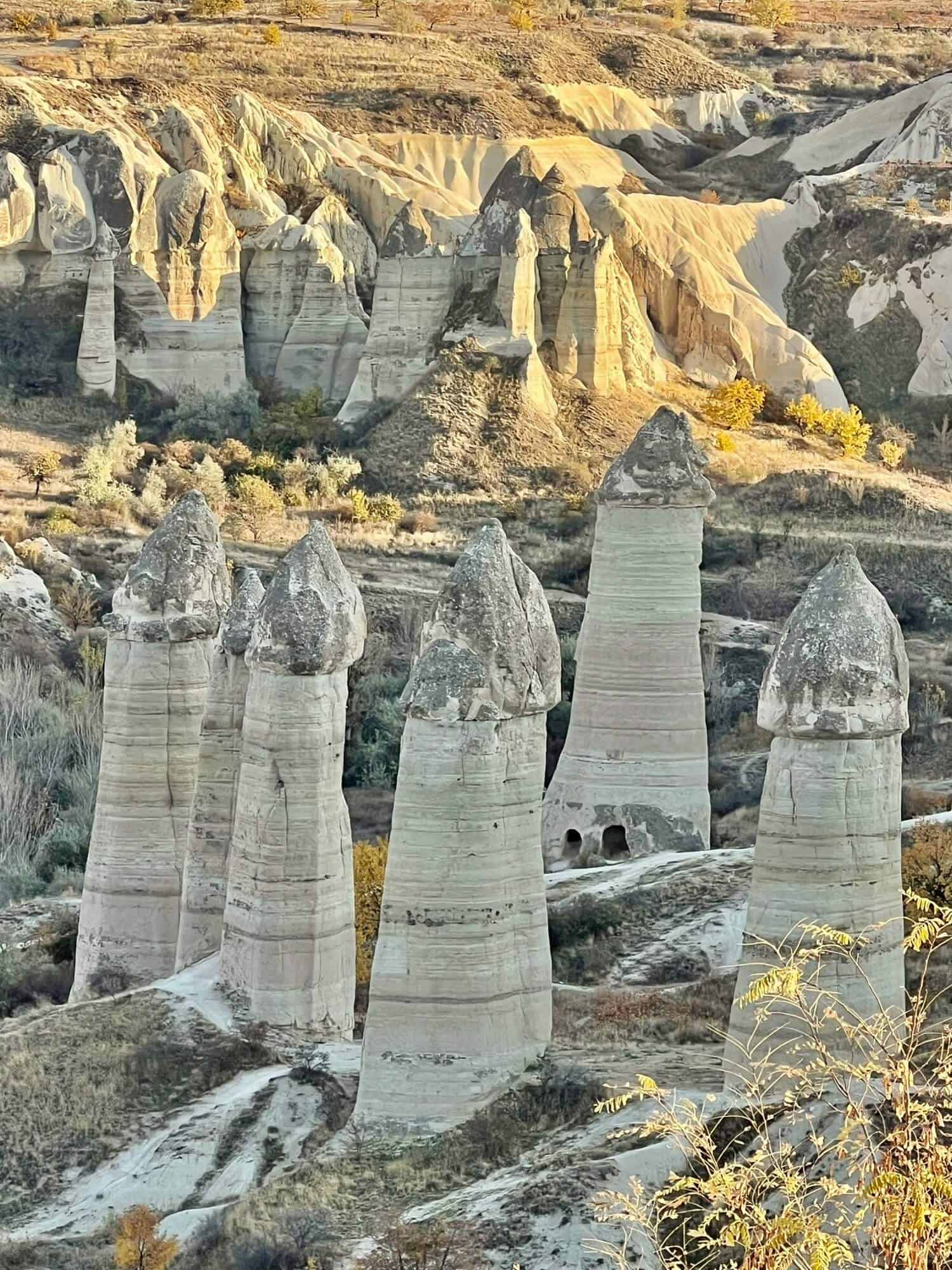 Cappadocia's famous phallic looking fairy chimneys 