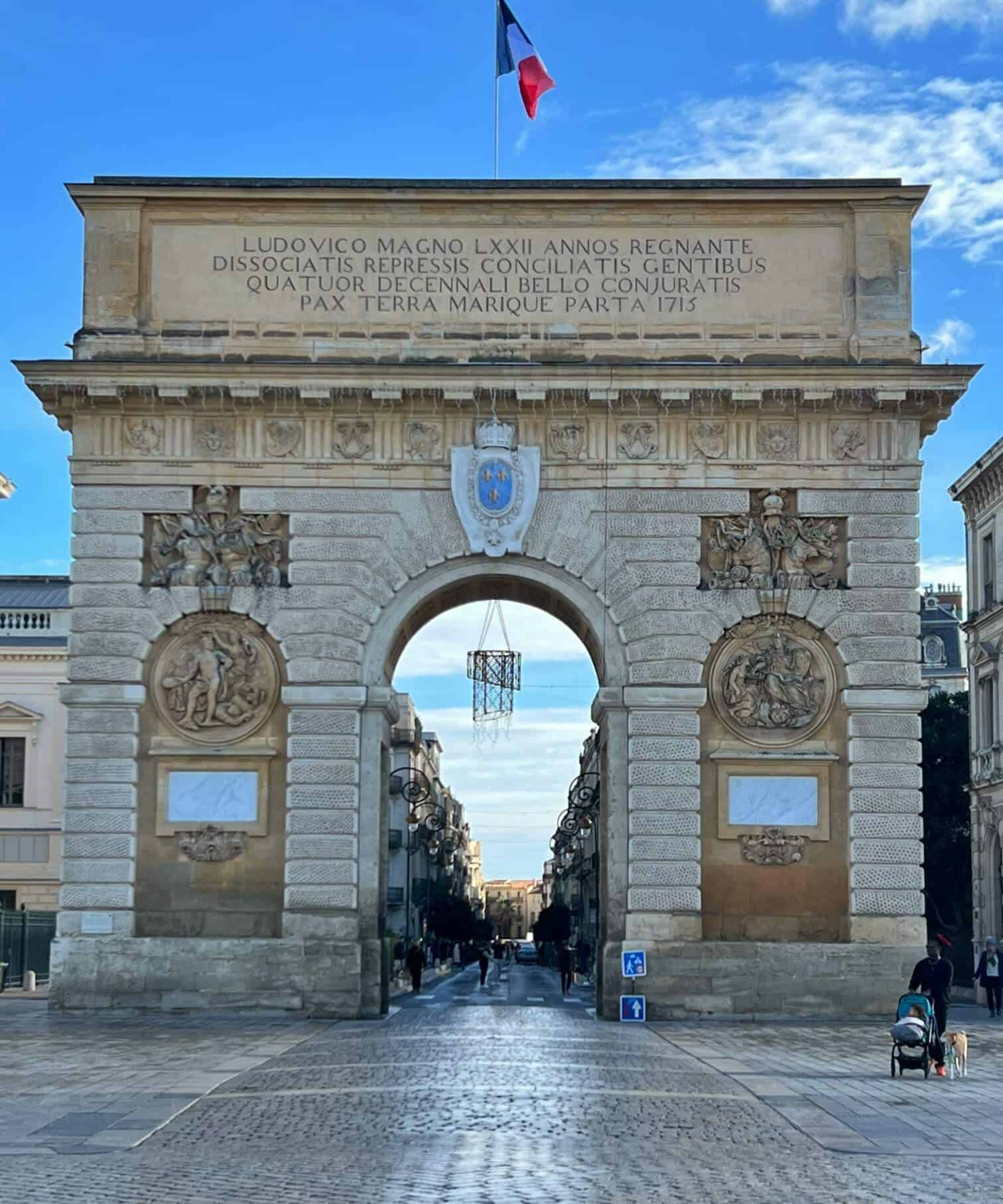 Montpellier's Arc de Triumph