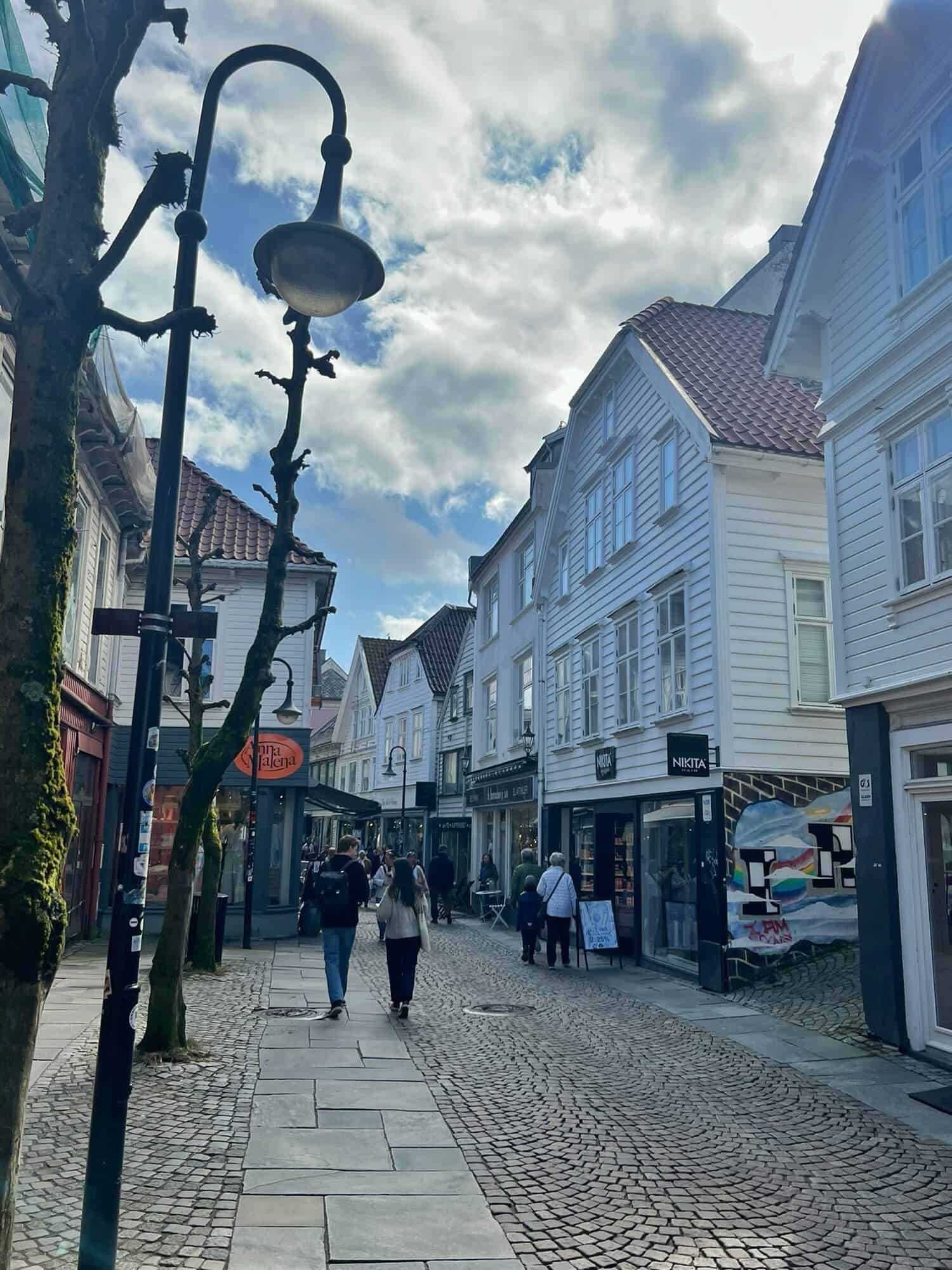 shopping street in Stavanger