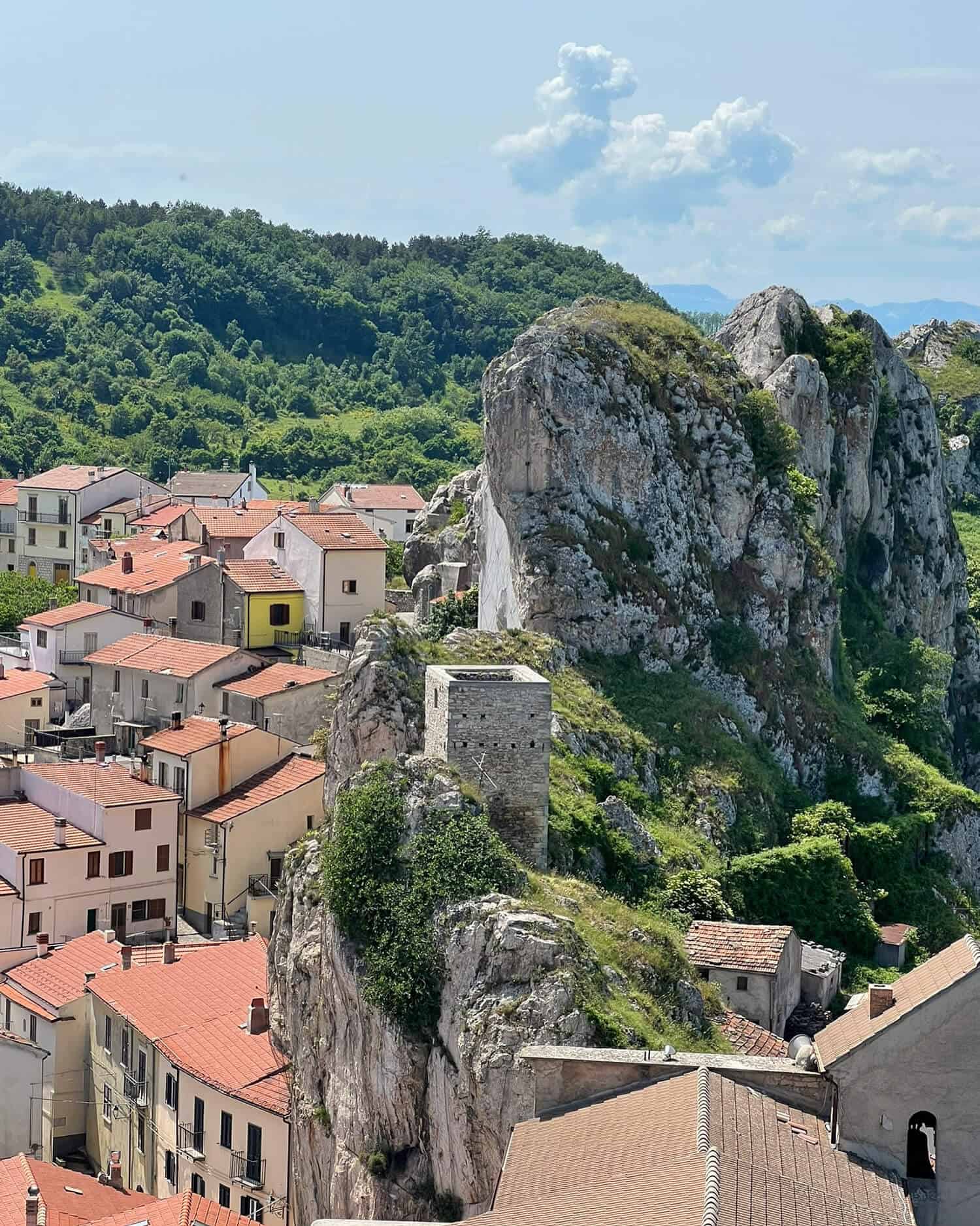 A view of Pietrabbondante