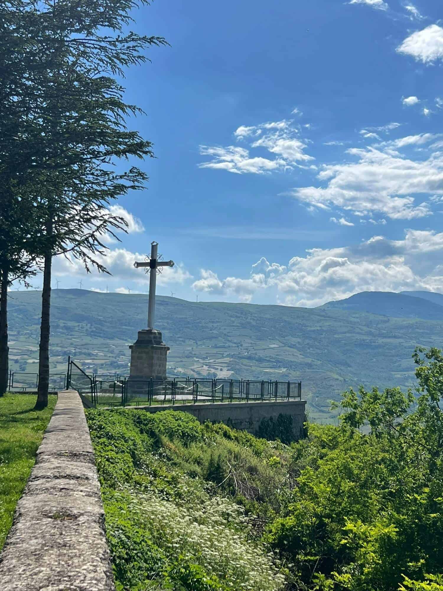 A cross at Belvedere Ripa in Agnone