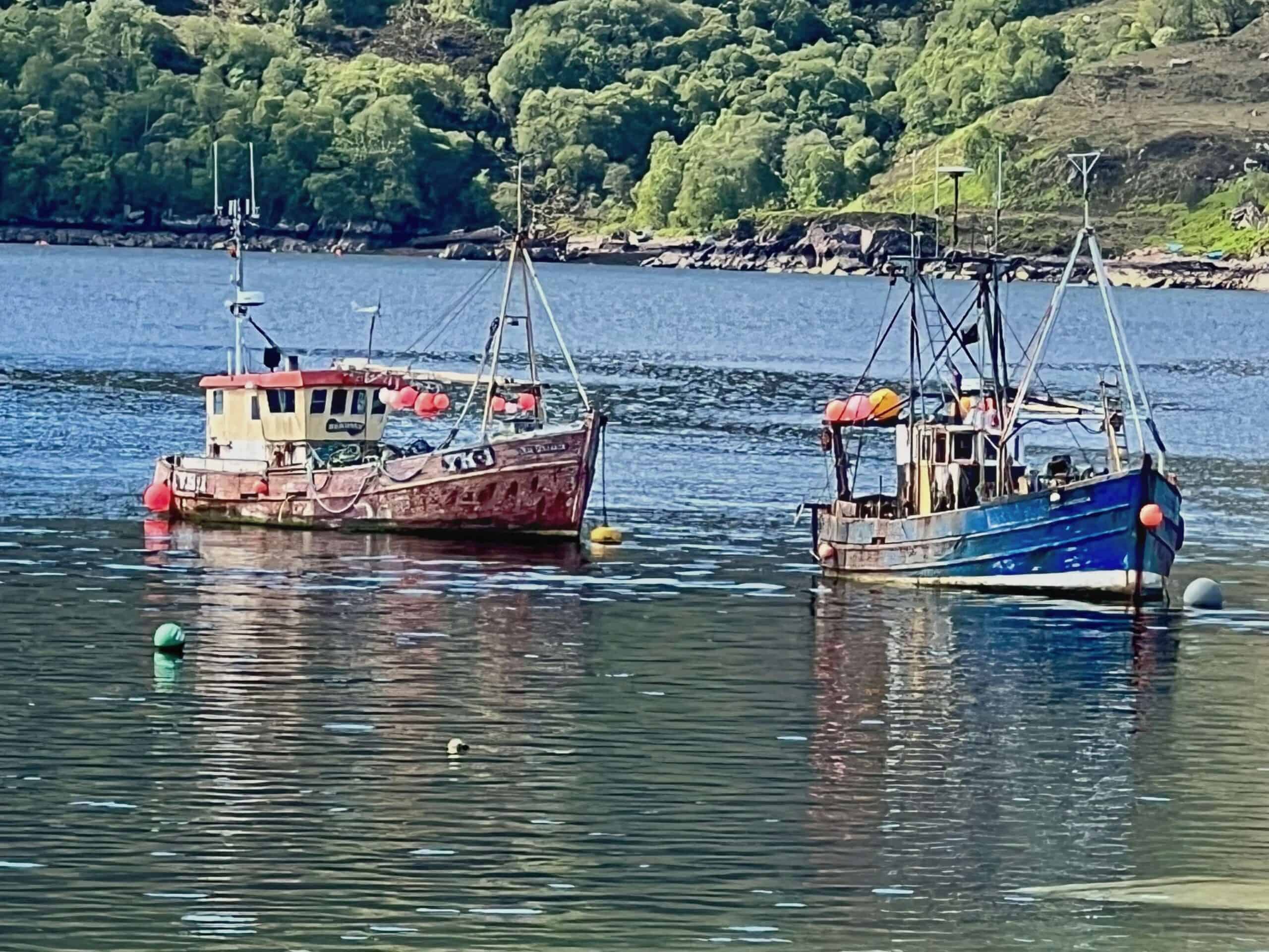 Fishing boats near Ullapool 