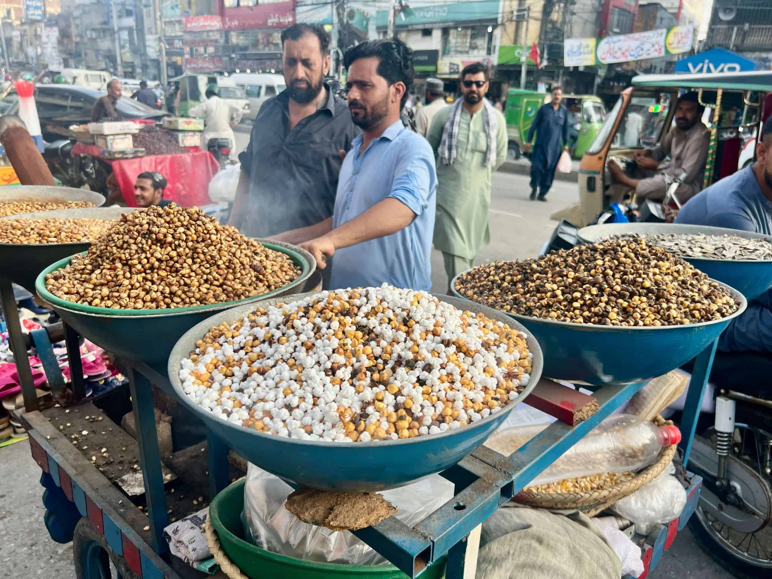 Street food seller in Pakistan 