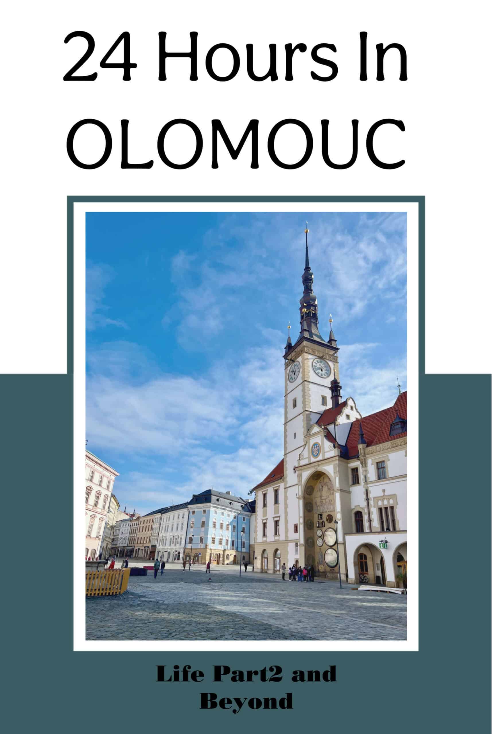 Pin post for things to do in Olomouc / 24 hours in Olomouc