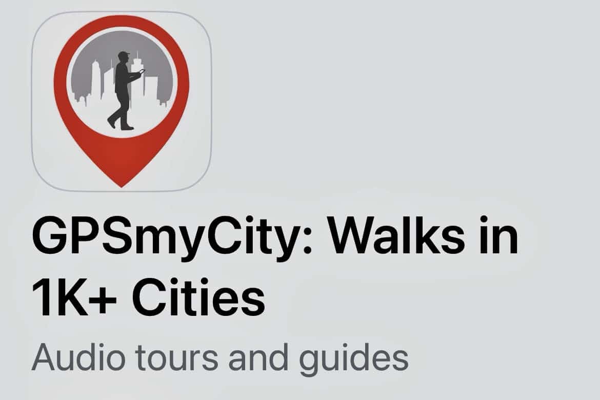 GPSmyCity logo on the App Store 