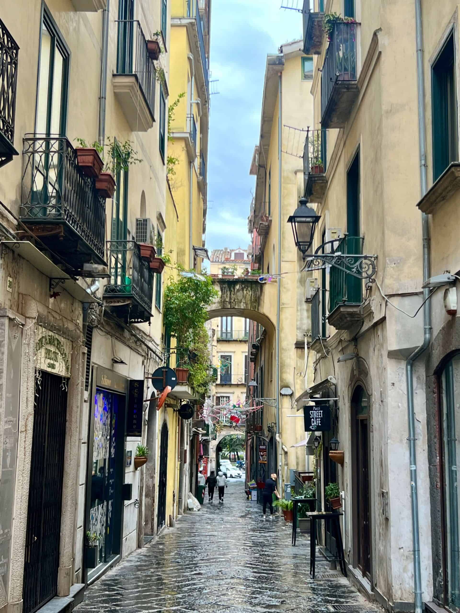 Street in Salerno's old town