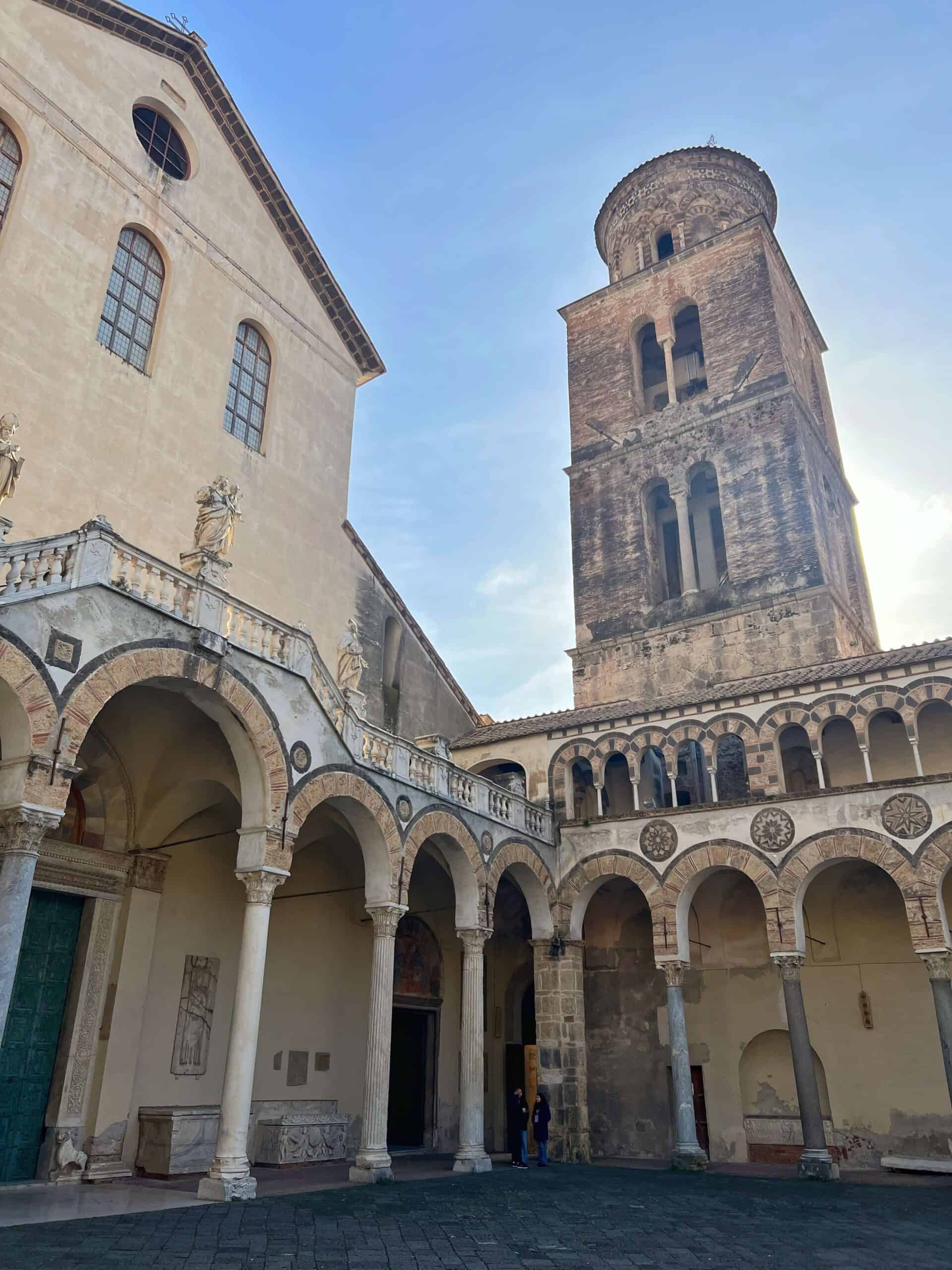 Salerno Cathedral courtyard