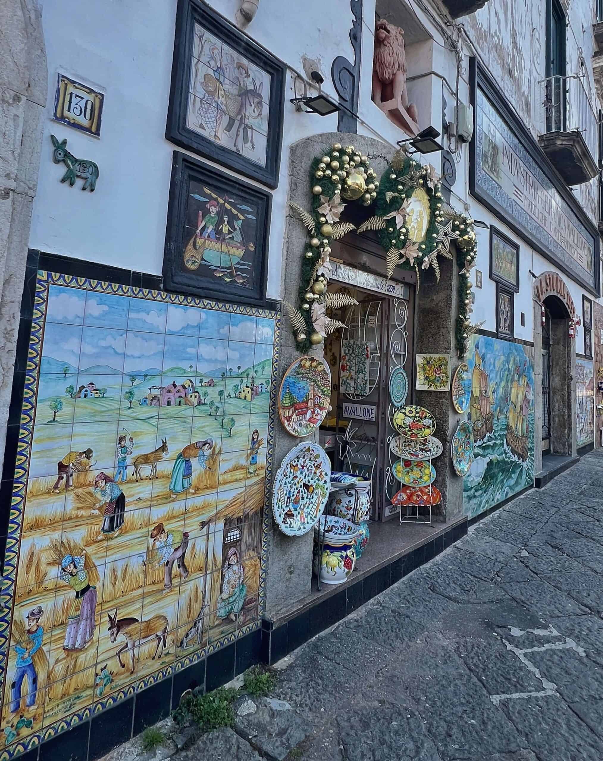 Ceramic shop in Vietri sul Mare 