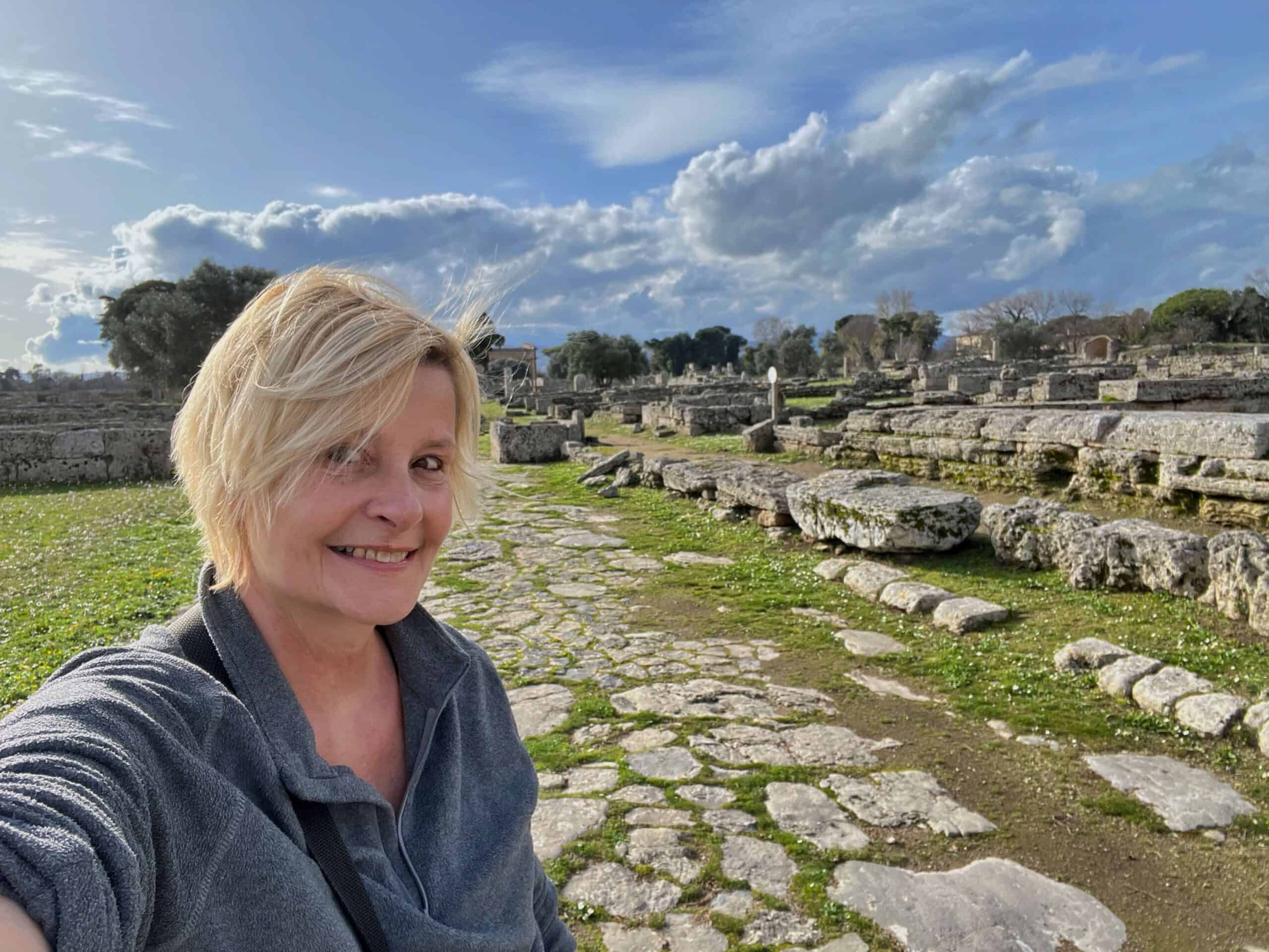 Just me in an empty archaeological park 