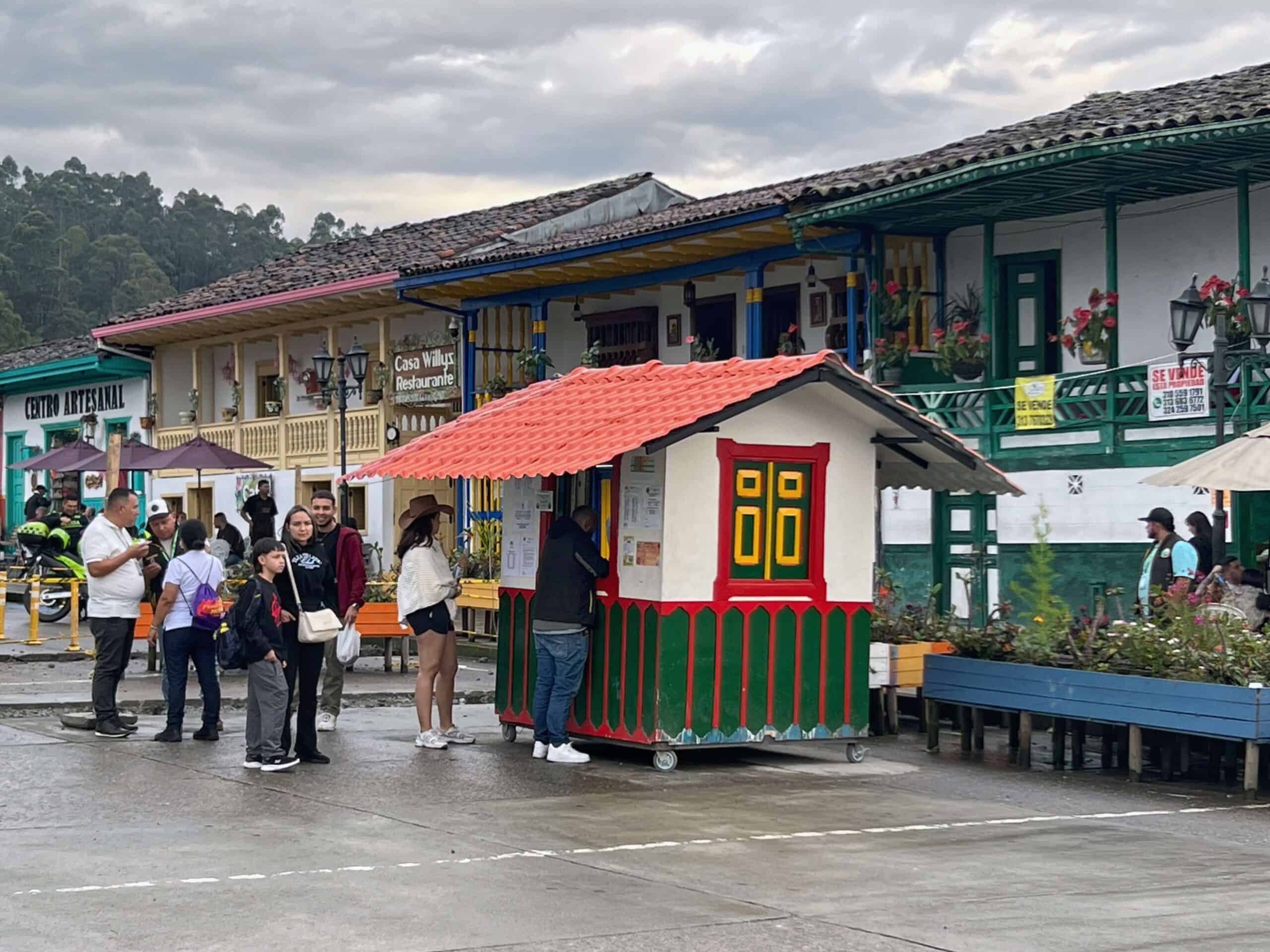 Colourful ticket book selling tickets for the willy Jeeps 