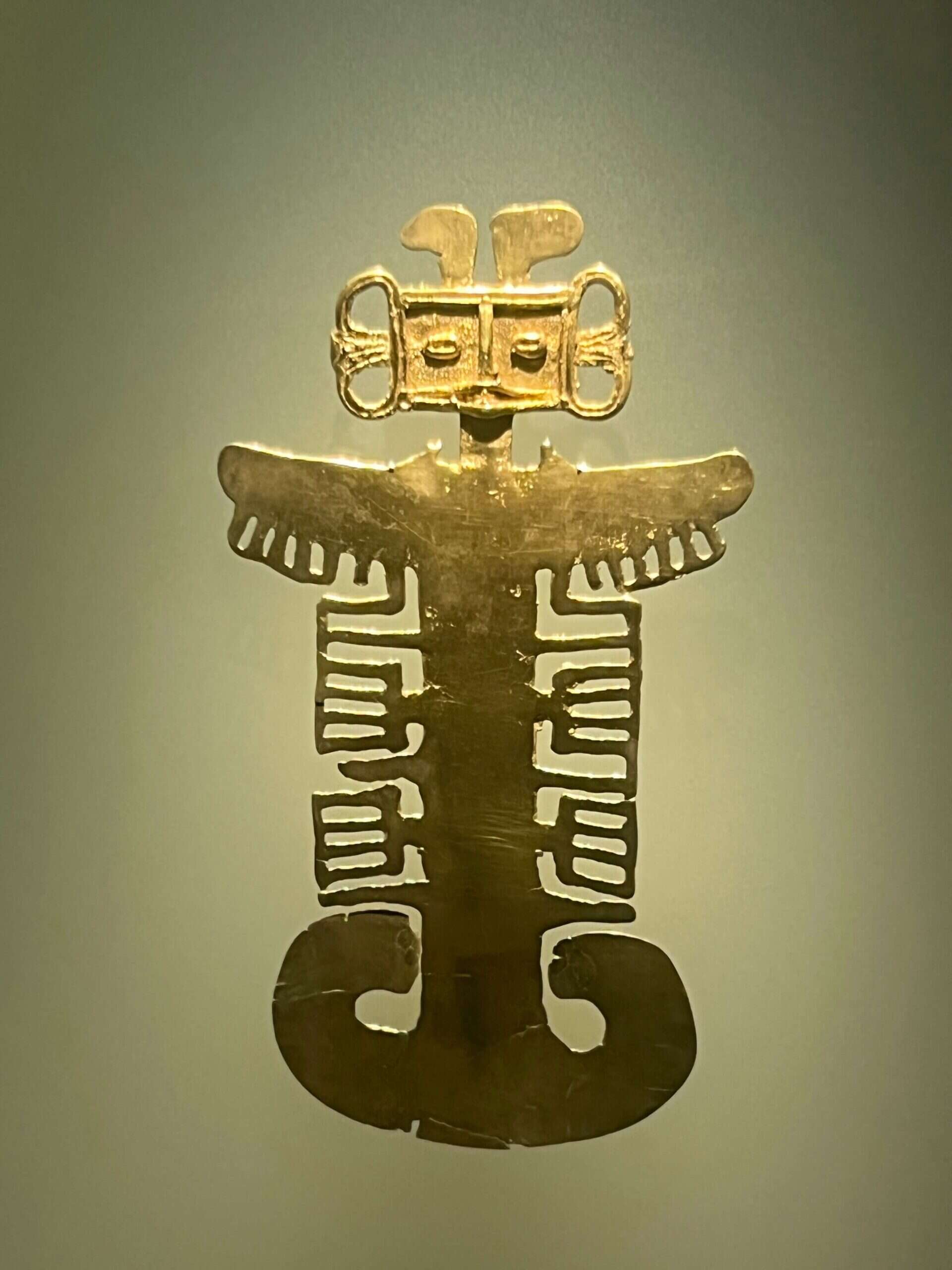 Gold shame from the Gold Museum in Bogota