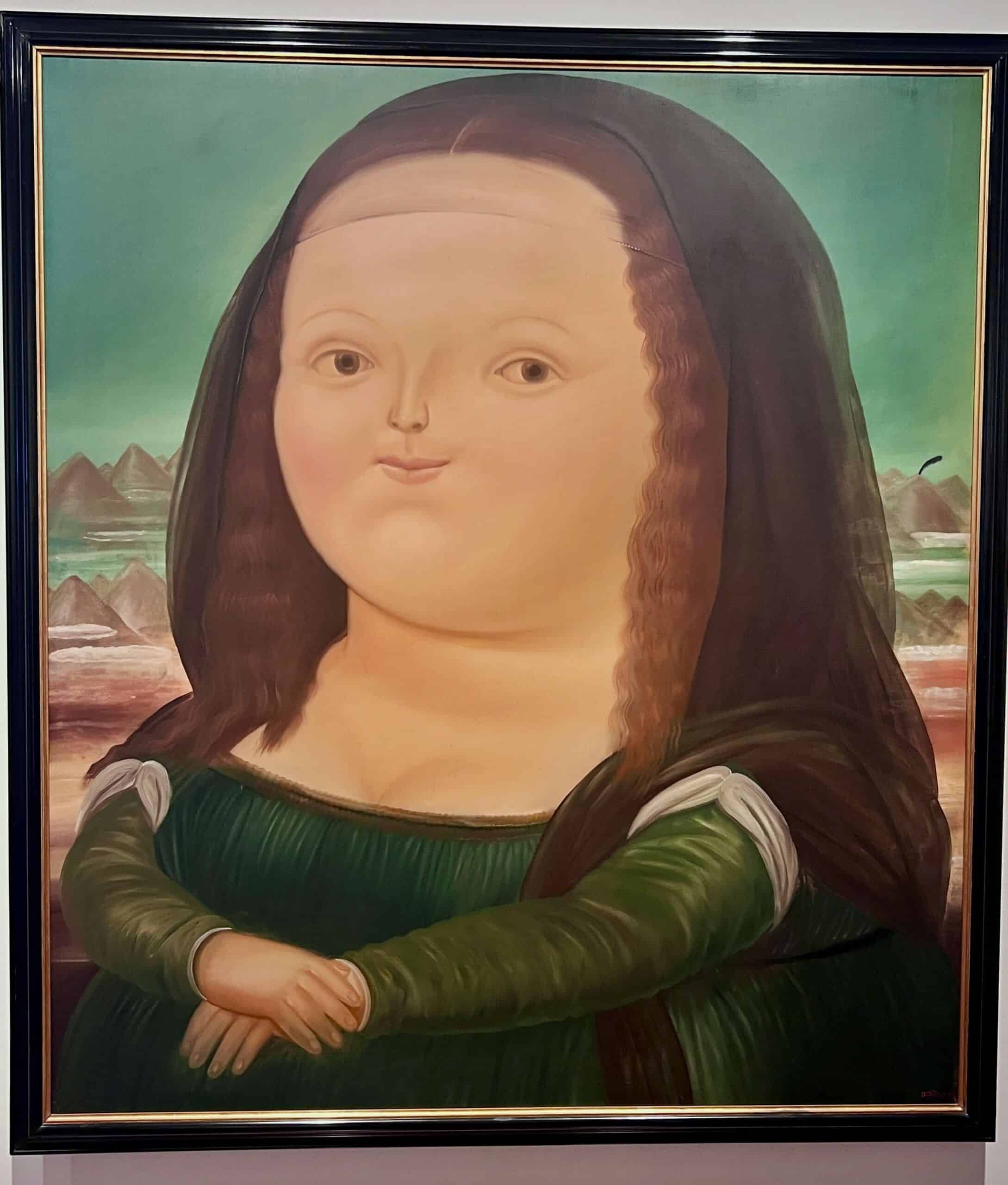 Botero's version of Mona Lisa