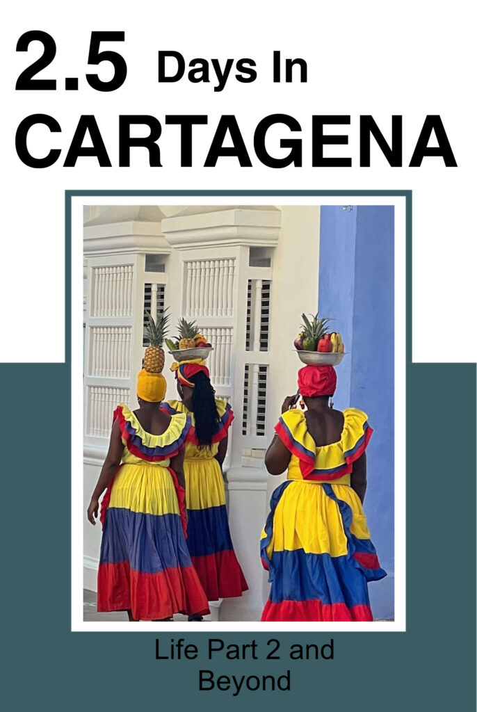pin post for 2.5 days in Cartagena