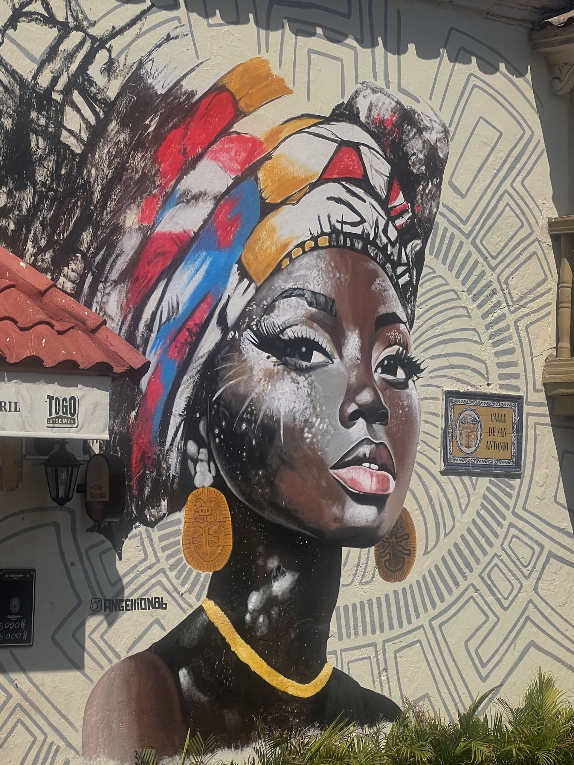 Street art in Getsemani
