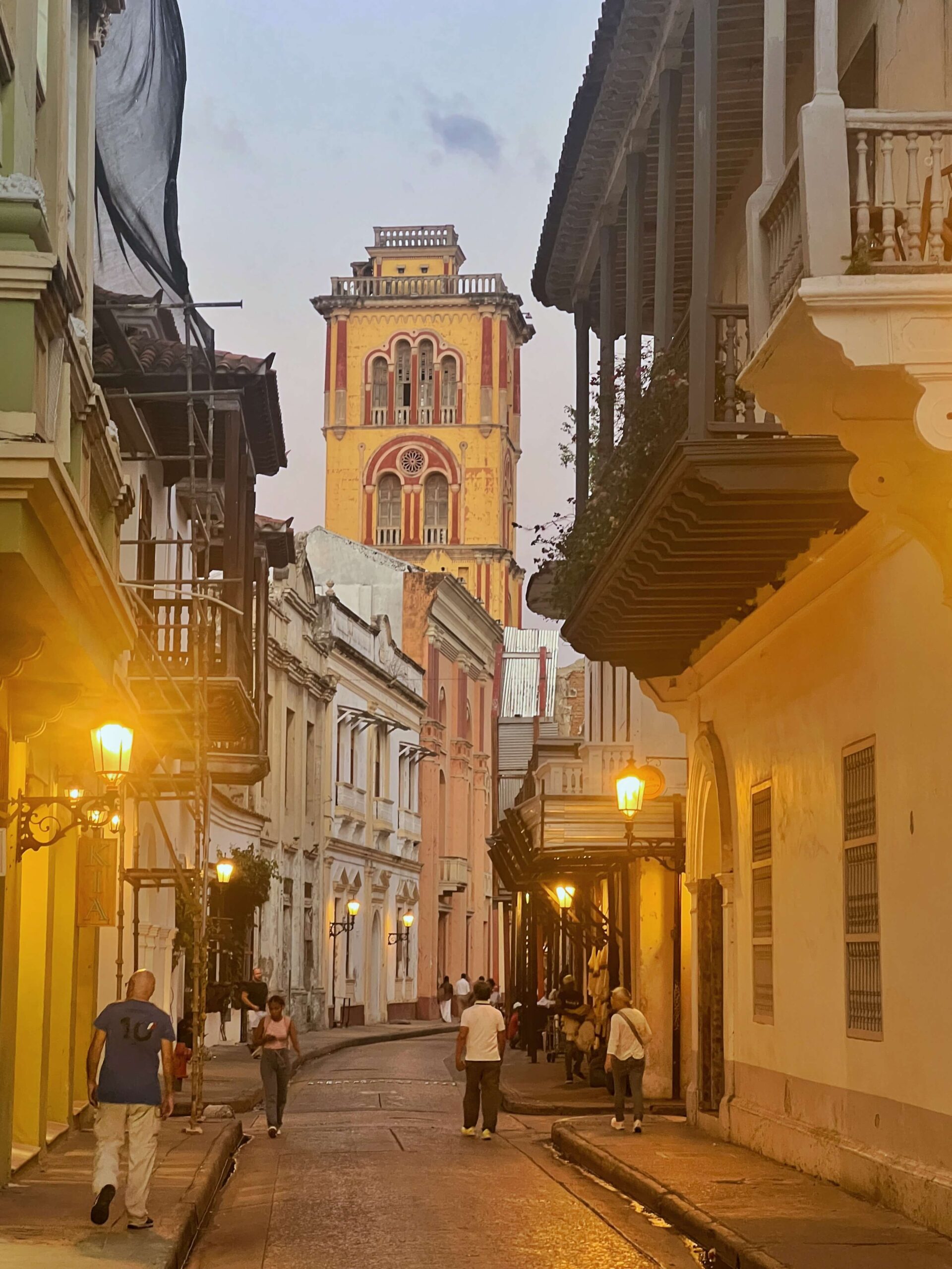 early evening in Cartagena