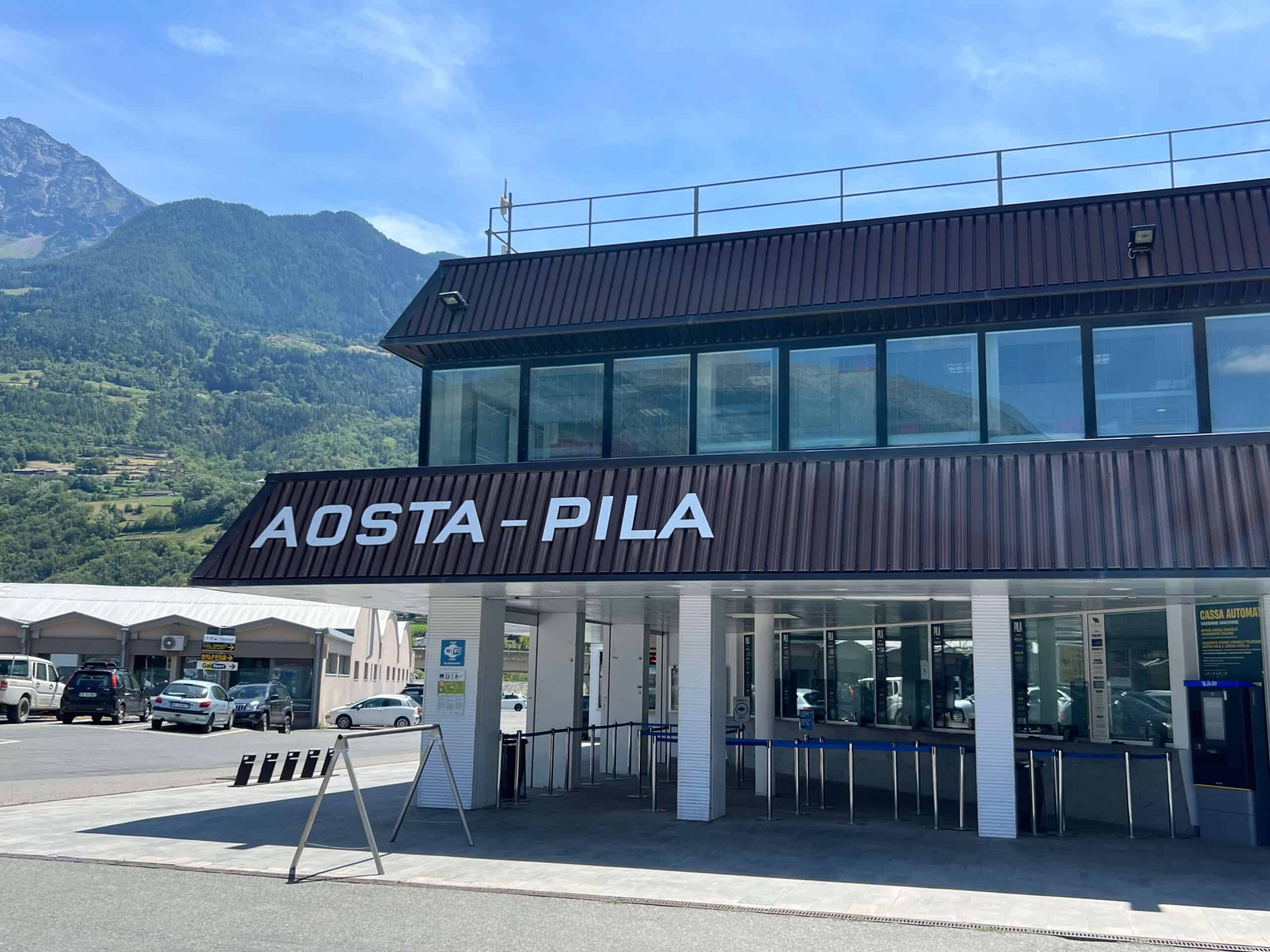 Aosta - Pila gondola station 