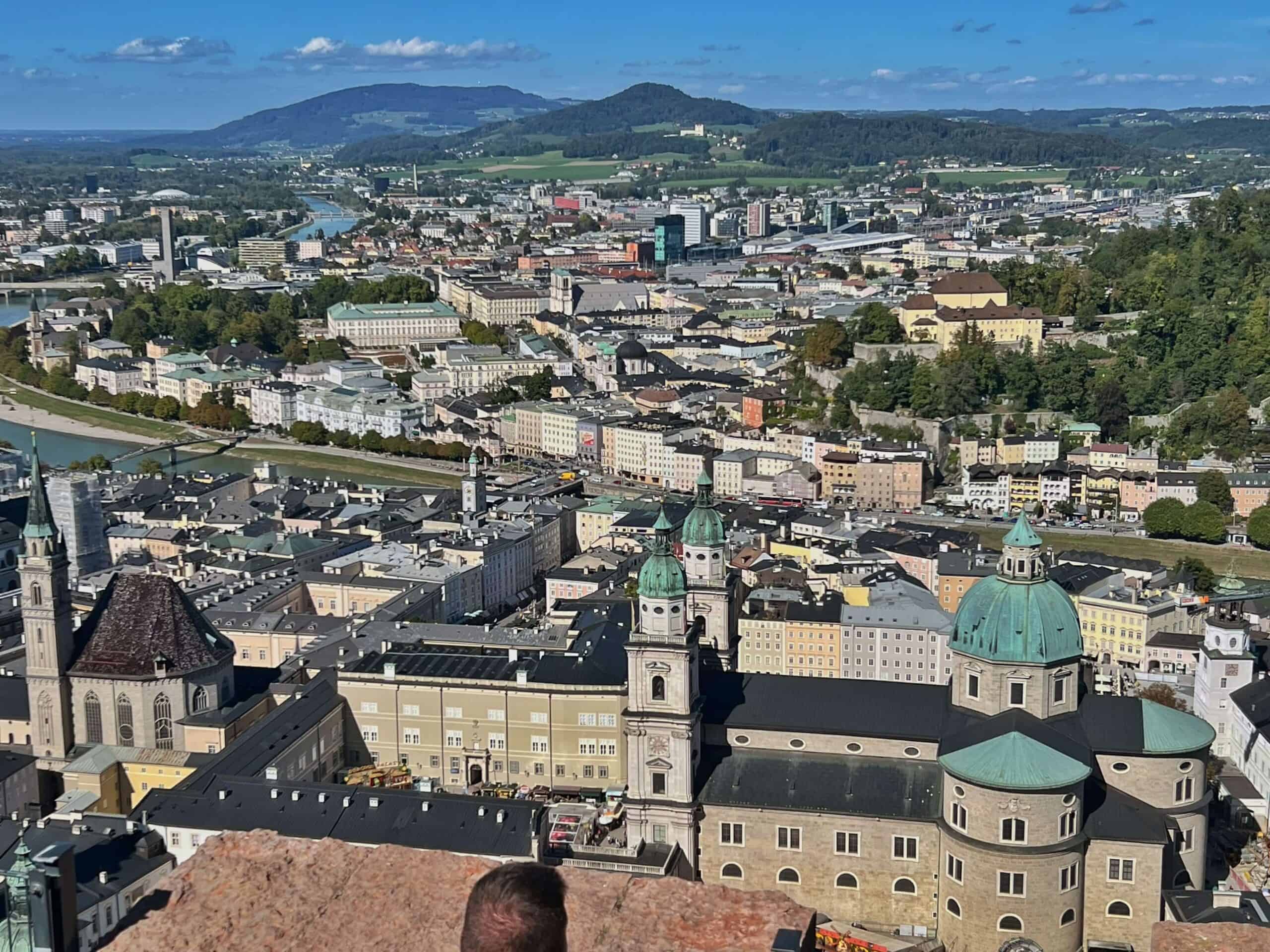 View from Salzburg fortress 