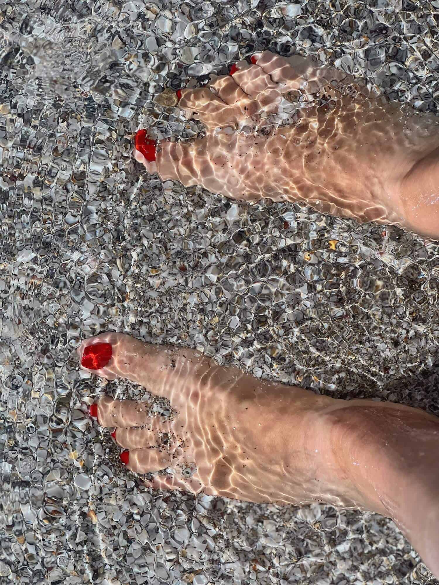 paddling in the Caspian Sea 