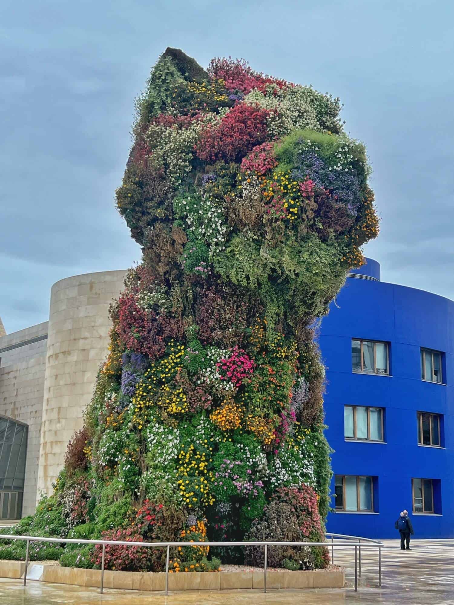 Puppy, the giant floral dog outside the Guggenheim