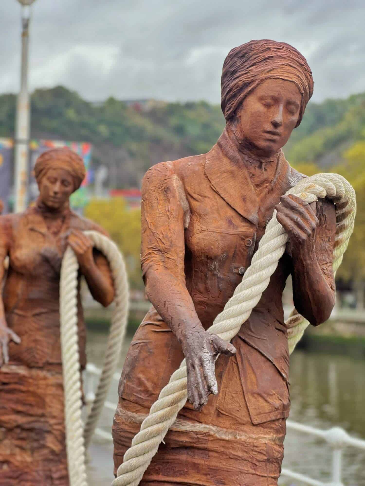 Las Sirgueras on our walk to the Guggenheim Bilbao 